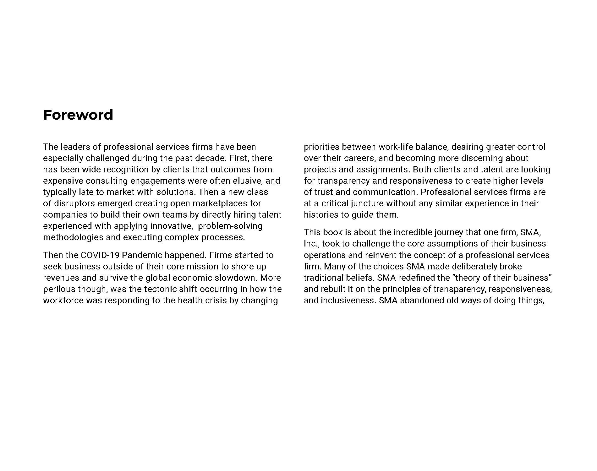 Reinventing the Professional Services Firm